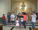 Issacar em Grupo de Oração na Igreja de Santa Luzia, Ibes