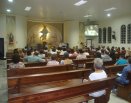 Issacar em Grupo de Oração na Igreja de Santa Luzia, Ibes