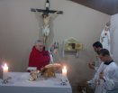 Presença de Dom Roberto na CMR, para formação dos membros de vida e aliança e instauração do Santíssimo