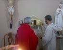 Presença de Dom Roberto na CMR, para formação dos membros de vida e aliança e instauração do Santíssimo