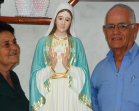 Nossa Senhora Estrela da Manhã visita a  casa  de Sr. Nelson Moreira e sra. Edna Muniz - Bairro de Fátima -E.S
